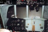 Mi-8-Kabine des Simulators