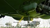 Antennen des ARK unter der Mi-8