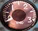 Voltmeter für Generator bzw. Akku (entsprechend Schalterstellung oben)